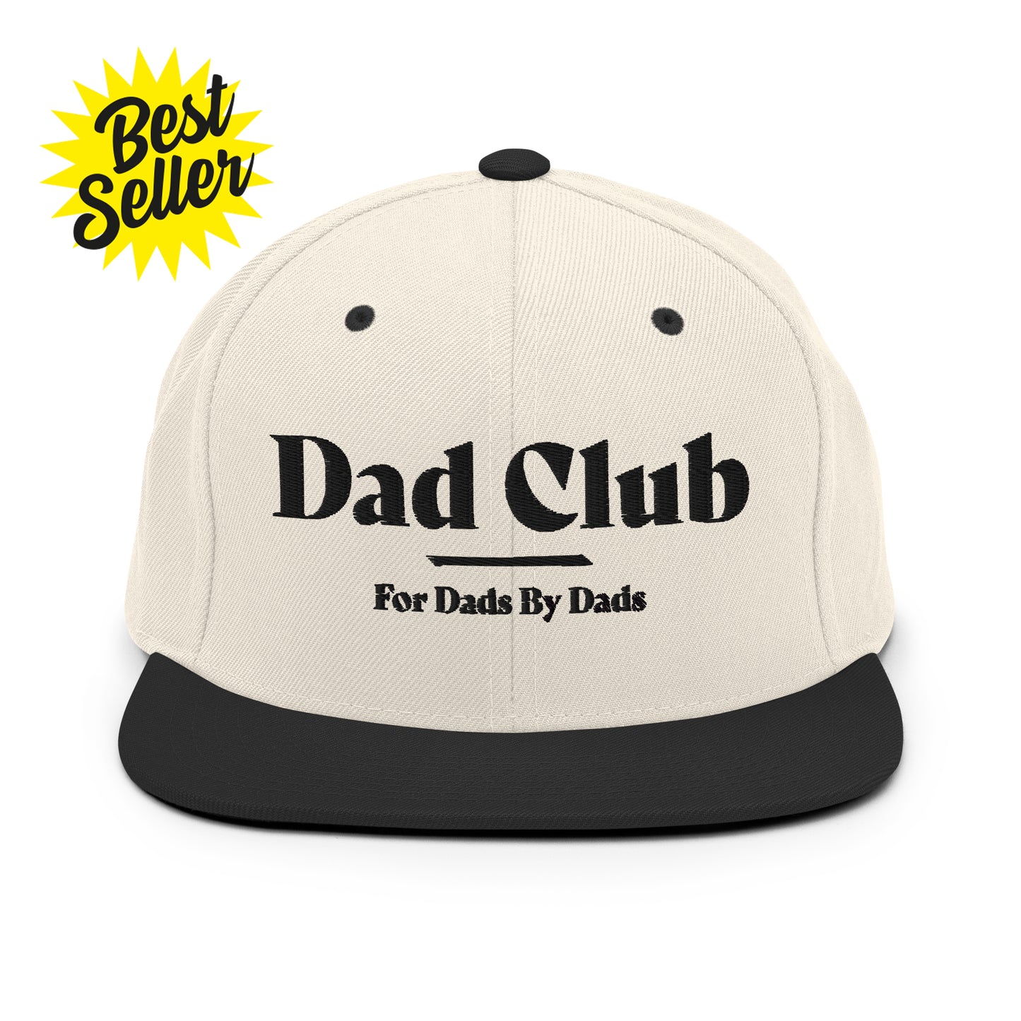 Dad Club Classic Snapback - White