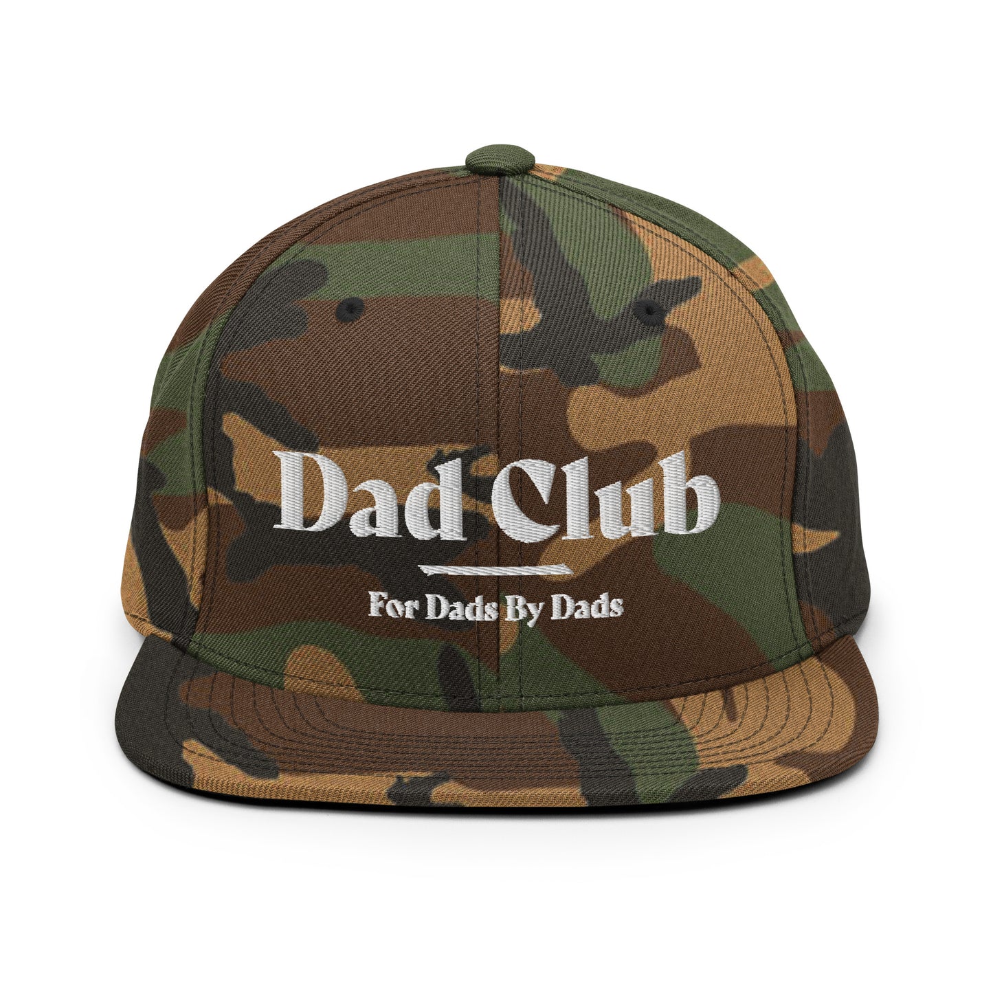 Dad Club Camo Snapbck Hat