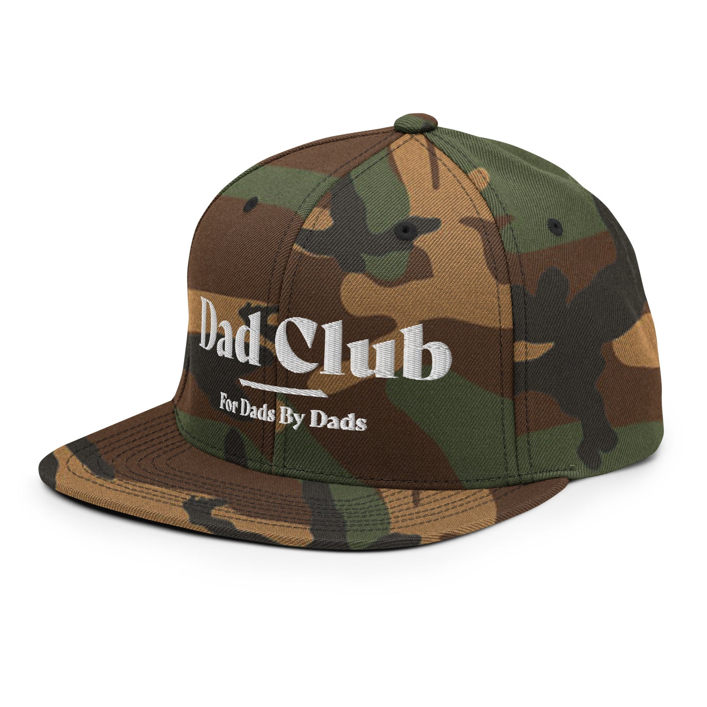 Dad Club Camo Snapbck Hat