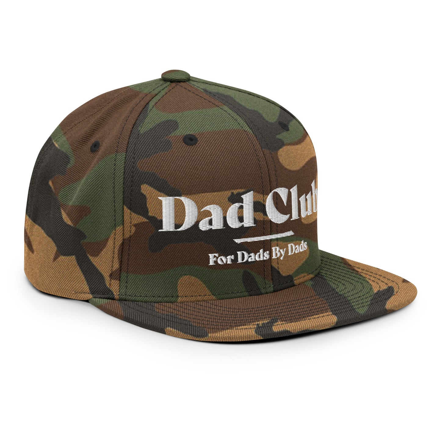 Dad Club Camo Snapbck Hat