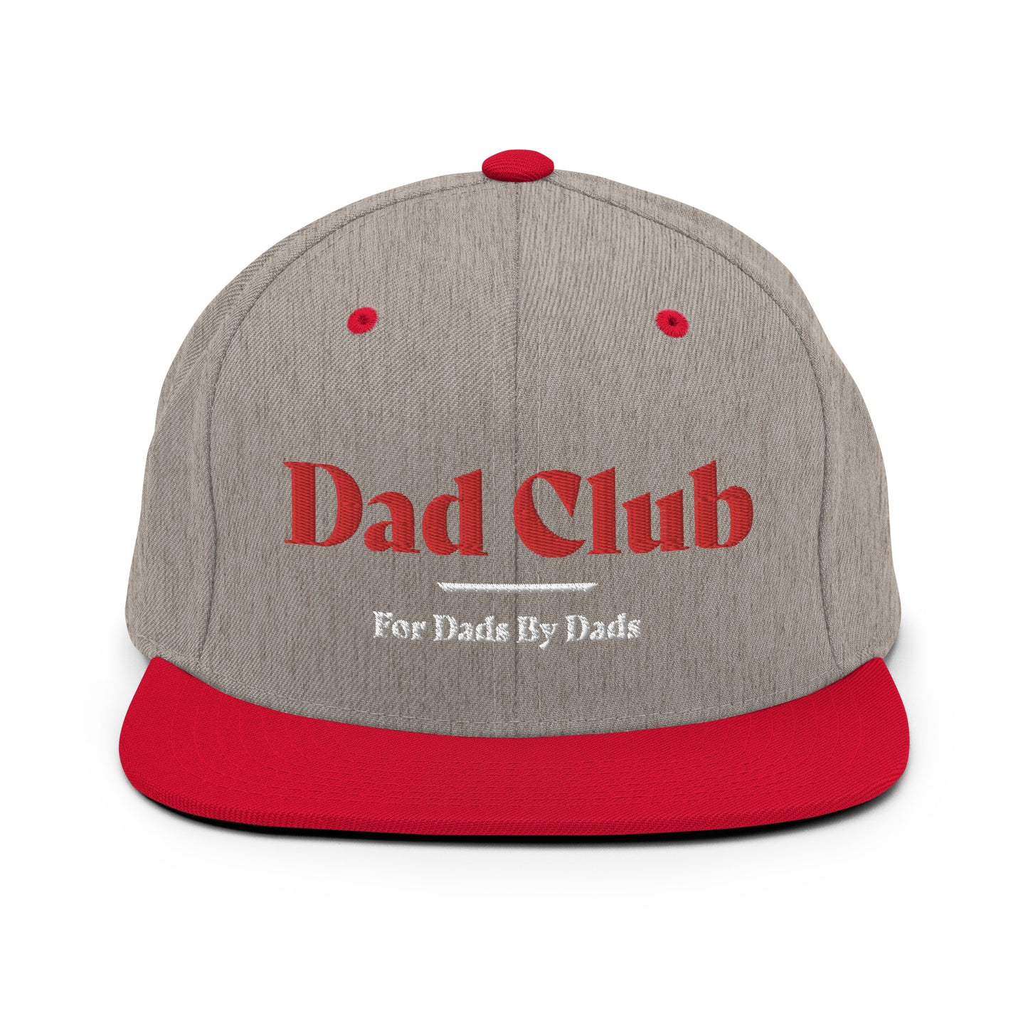 Dad Club Classic Snapback - Red