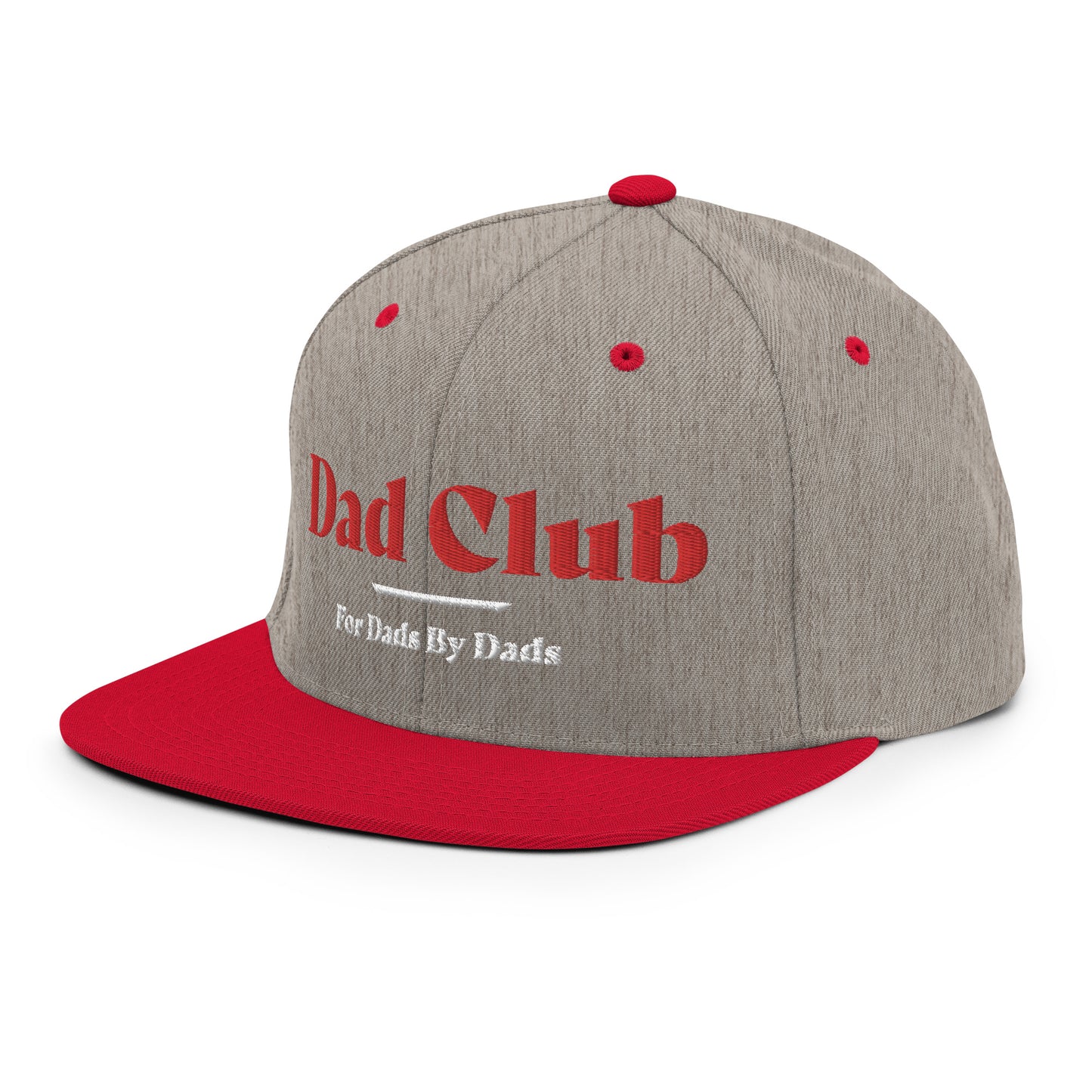 Dad Club Classic Snapback - Red