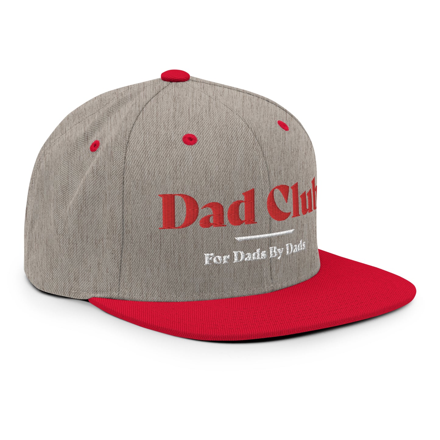 Dad Club Classic Snapback - Red