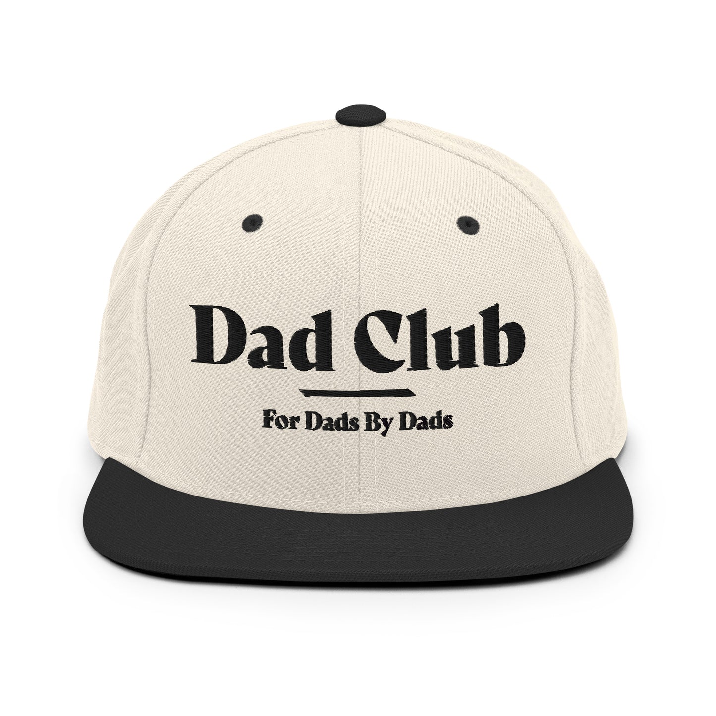 Dad Club Classic Snapback - White