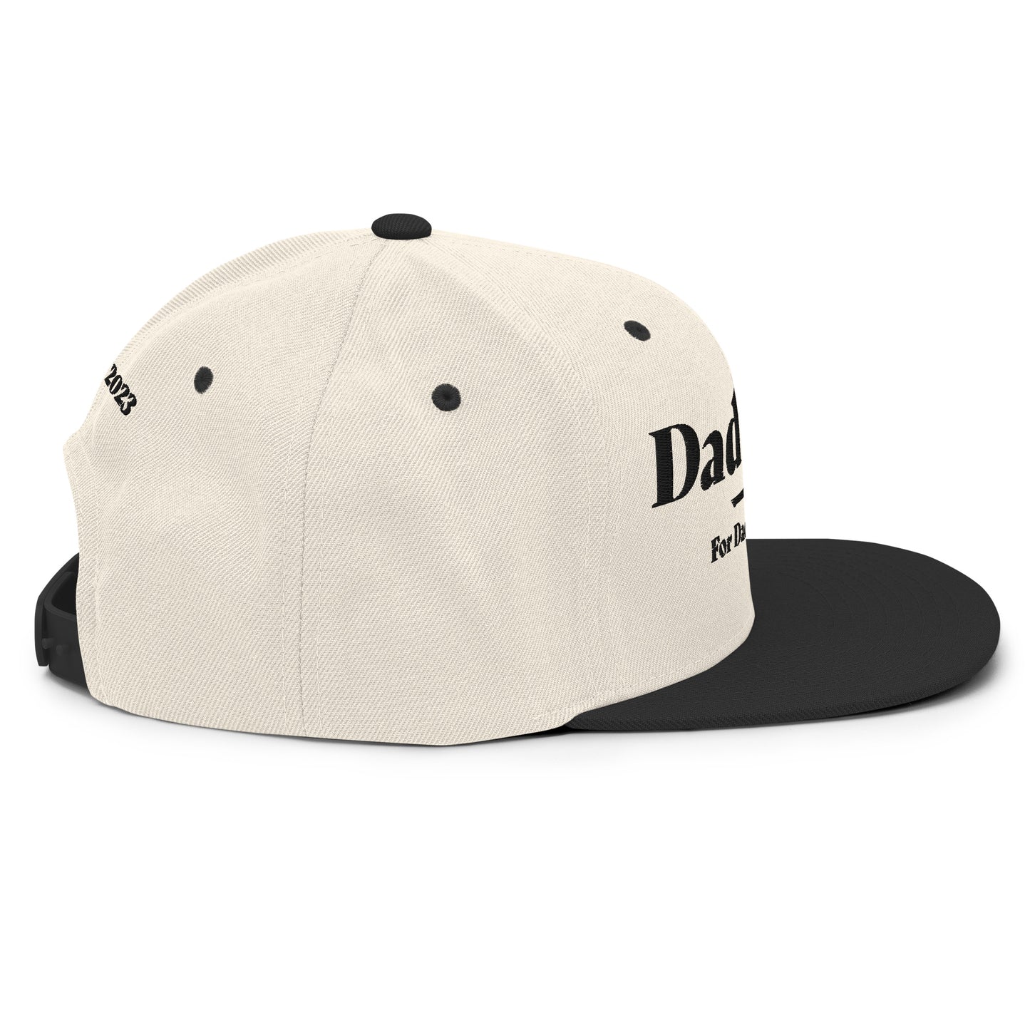 Dad Club Classic Snapback - White