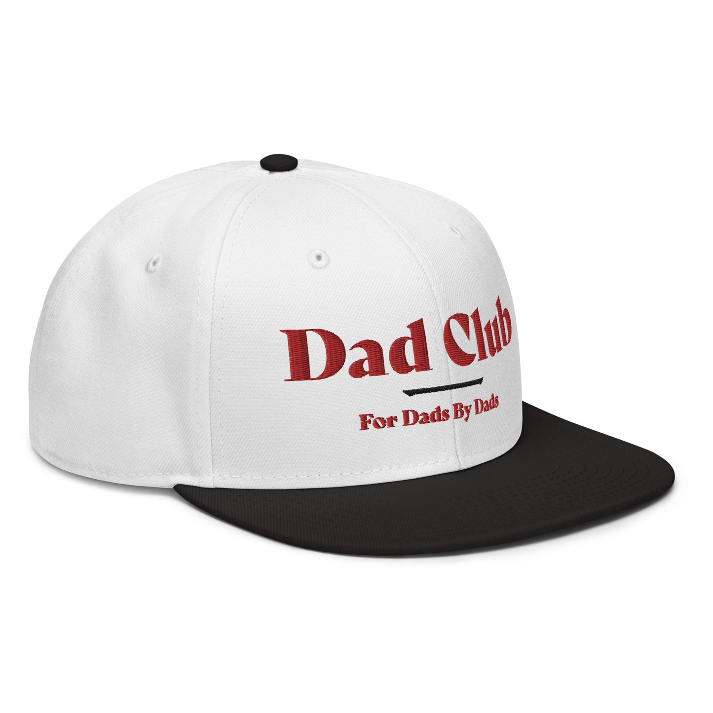 Dad Club Classic Snapback- Red White and Blue