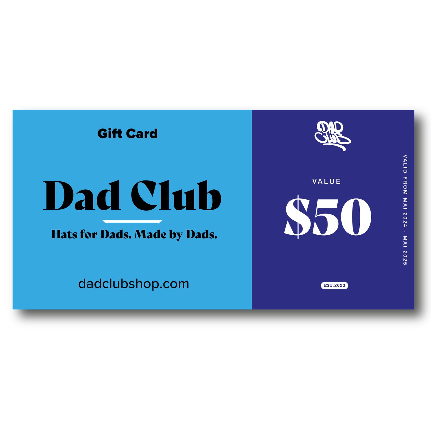 Dad Club Gift Cards